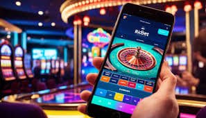 Seorang pemain menikmati kasino langsung di layar komputer dengan dealer nyata